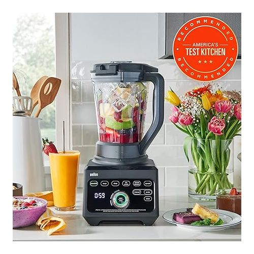 브라운 Braun JB9040BK TriForce Power Blender 1600W, 68oz, iTexture Control,Black