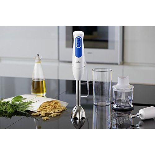 브라운 Braun MQ 3025 Spaghetti Stabmixer, Blau, Weiss