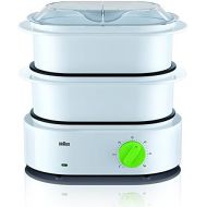 Braun Tribute Collection FS 3000 Dampfgarer (850 W) weiss/gruen