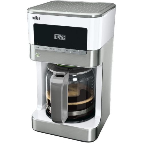 브라운 Braun KF6050WH BrewSense Drip Coffee Maker, White