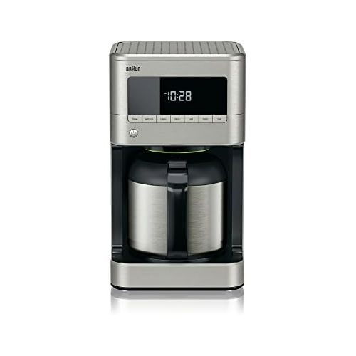 브라운 DeLonghi America Braun KF7175 Braun Sense Thermal Drip Coffee Maker, Stainless Steel