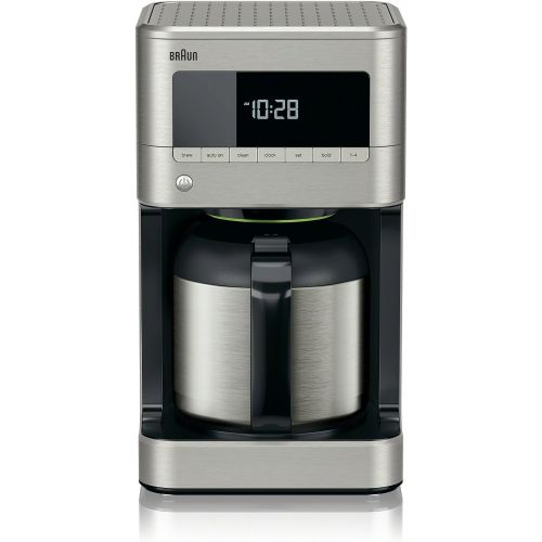 브라운 DeLonghi America Braun KF7175 Braun Sense Thermal Drip Coffee Maker, Stainless Steel