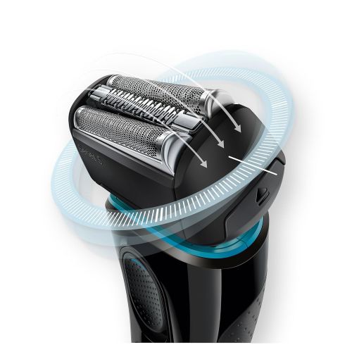 브라운 Braun Electric Razor for Men  Electric Shaver, Series 5 5190cc, Rechargeable with Clean & Charge Station