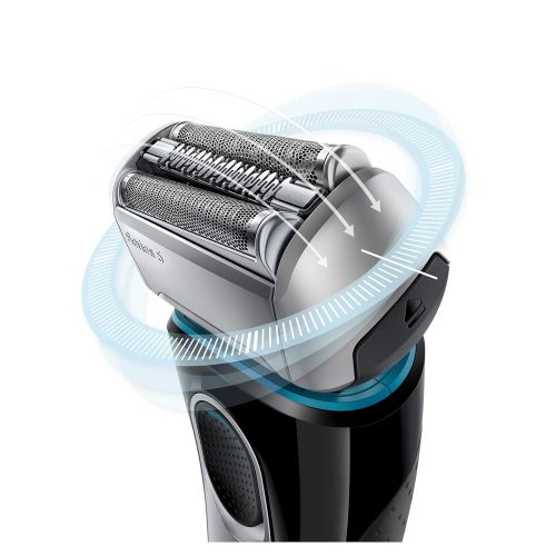 브라운 Braun Series 5 Mens Electric Foil Shaver with Wet & Dry Integrated Precision Trimmer & Rechargeable and Cordless Razor with Travel Case, 5145s