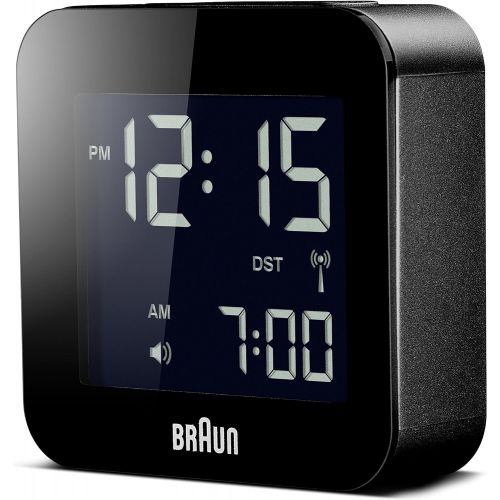 브라운 Braun Mens Digital Square Alarm Clock