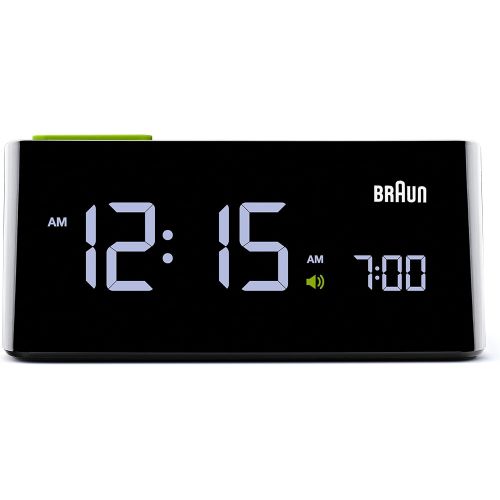 브라운 Braun BNC016BK Quartz Alarm Clock