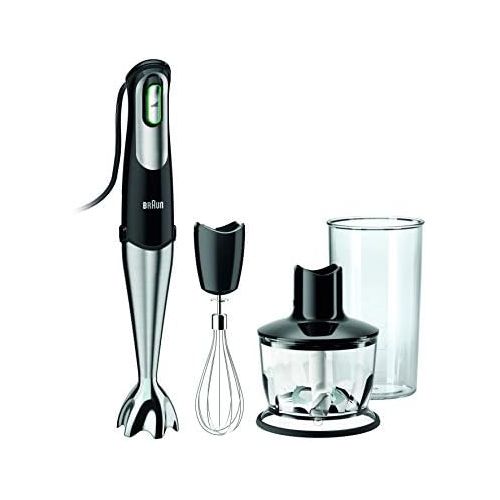 브라운 Braun Multiquick 7 MQ735 Sauce Hand Blender, Black