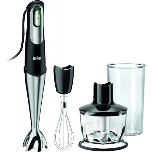 브라운 Braun Multiquick 7 MQ735 Sauce Hand Blender, Black