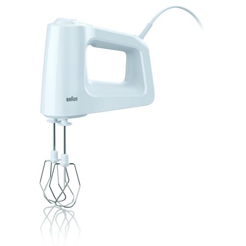 브라운 Braun HM 3000 Multimix 3 450-Watt 5-Speed Hand Mixer, 220 Volts (Not for USA-European Cord), White