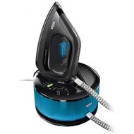 Braun CareStyle Compact IS2055BK Buegelstation (3D Eloxal Plus Sohle, Leistung 2200 W, Tank 1.3 L, konstanter Dampfstoss 125 g/min, Dampfstoss 400 g/min) blau/schwarz