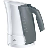 Braun Household Braun Multiquik 3 WK 300 | Wasserkocher mit Automatischer Abschaltung | Schnellkochsystem | 1,7 Liter | Herausnehmbarer Kalkfilter | 2200 Watt | weiss