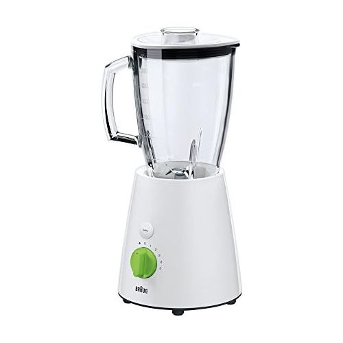  Braun Household Braun TributeCollection JB 3060 Standmixer | 800 W Leistung | 24.500 U/min | 1,75 l ThermoResist Glas Mixbehalter | Geeignet als Smoothie Maker, Ice Crusher | Weiss