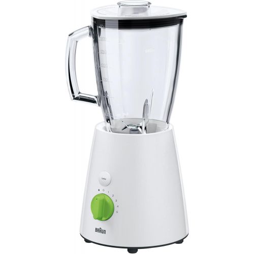  Braun Household Braun TributeCollection JB 3060 Standmixer | 800 W Leistung | 24.500 U/min | 1,75 l ThermoResist Glas Mixbehalter | Geeignet als Smoothie Maker, Ice Crusher | Weiss