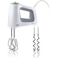 Besuchen Sie den Braun Household-Store Braun MultiMix 5 HM 5000 Handmixer - Handruehrgerat mit stufenloser Geschwindigkeitsregelung, 700 Watt, inkl. Schneebesen und Knethaken, weiss/grau