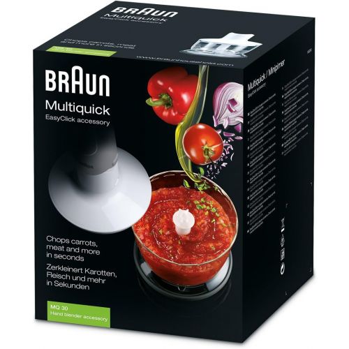  Braun Household Braun MultiQuick MQ 30 EasyClick Zerkleinerer (500 ml), weiss