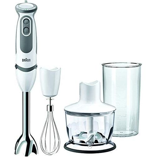 브라운 Braun MultiQuick 5 Vario MQ 5035 Sauce Stabmixer, 750 W, 3-teiliges Zubehoer-Set, EasyClick System, PowerBell Technologie