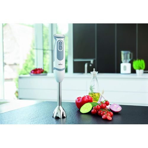 브라운 Braun MultiQuick 5 Vario MQ 5035 Sauce Stabmixer, 750 W, 3-teiliges Zubehoer-Set, EasyClick System, PowerBell Technologie