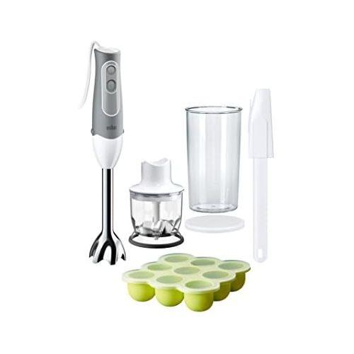 브라운 Braun MQ 523 Baby Stabmixer, Weiss/Grau