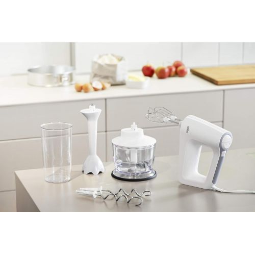 브라운 Braun Multimix 3 HM 3135 Handruehrgerat (500 W) weiss