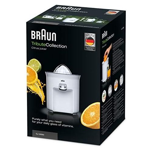  De’Longhi Braun Tribute Collection CJ 3050 Zitruspresse (60 W, 0,35 l) weiss