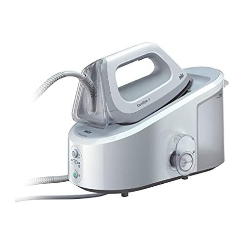 브라운 Braun CareStyle 3 IS 3022 Dampfbuegelstation mit 3D BackGlide Buegelsohle, weiss/gruen