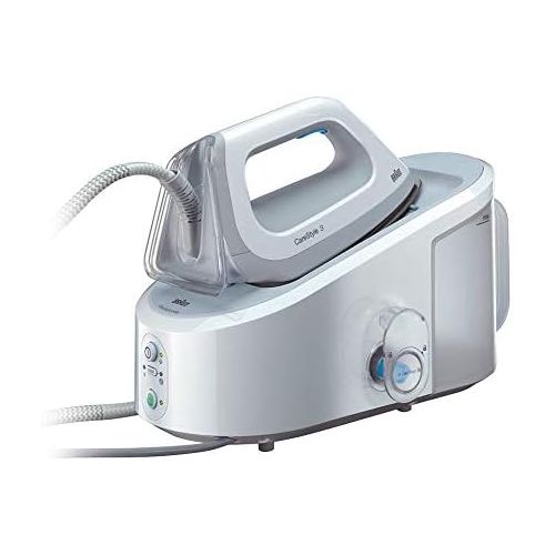 브라운 Braun CareStyle 3 IS 3041/1 Dampfbuegelstation (2.400 W, 5 bar, Dampfstoss: 310 g/min, Extra-Grosser 2 l Wassertank, Eco-Funktion) weiss