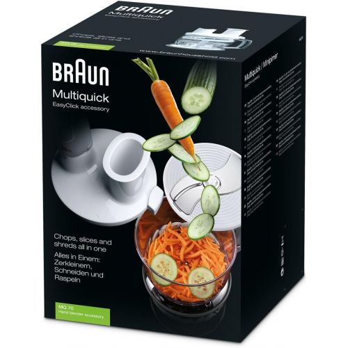  Braun Household Braun Multiquick MQ 70 EasyClick Kuechenmaschinen-Aufsatz (1,500 ml) weiss
