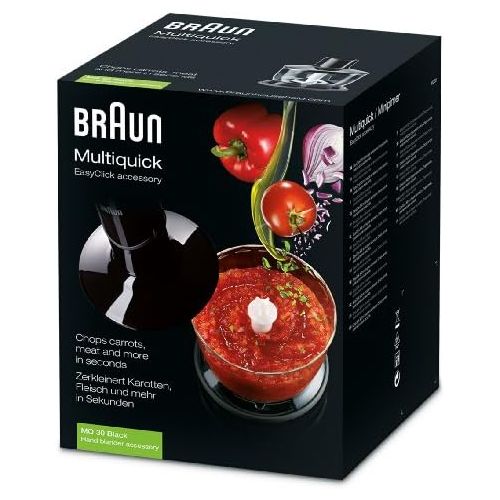  Braun Household Braun MultiQuick MQ 30 EasyClick Zerkleinerer (500 ml), schwarz