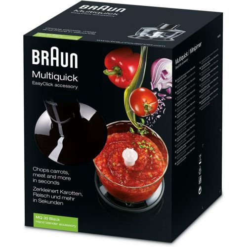  Braun Household Braun MultiQuick MQ 30 EasyClick Zerkleinerer (500 ml), schwarz