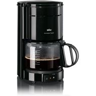Braun KF 47/1 Filterkaffeemaschine | Kaffeemaschine fuer klassischen Filterkaffee | Aromatischer Kaffee dank OptiBrew-System | Tropfstopp | Abaschaltautomatik | Schwarz