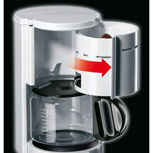  Braun Household Braun KF 47/1 Filterkaffeemaschine | Kaffeemaschine fuer klassischen Filterkaffee | Aromatischer Kaffee dank OptiBrew-System | Tropfstopp | Abaschaltautomatik | Weiss