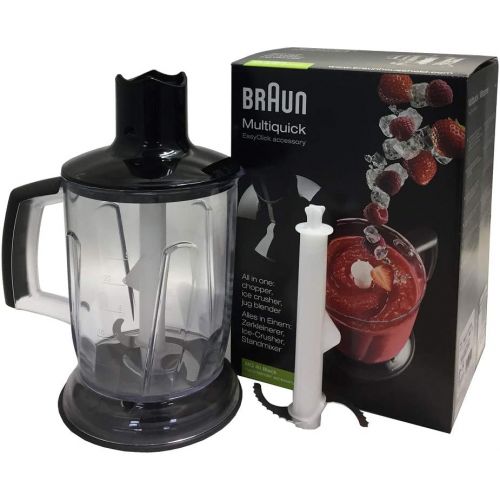  Braun Household Braun MultiQuick MQ 40 EasyClick 3-in-1 Standmixer-Aufsatz (1.250 ml), schwarz