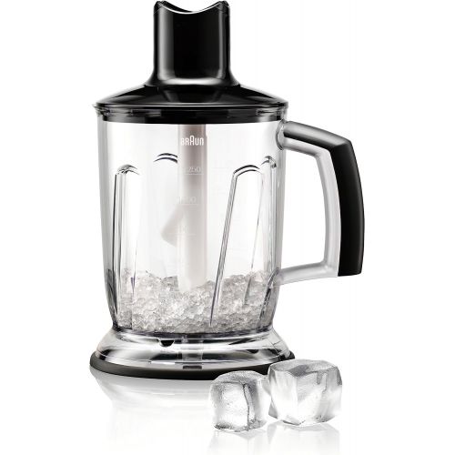  Braun Household Braun MultiQuick MQ 40 EasyClick 3-in-1 Standmixer-Aufsatz (1.250 ml), schwarz