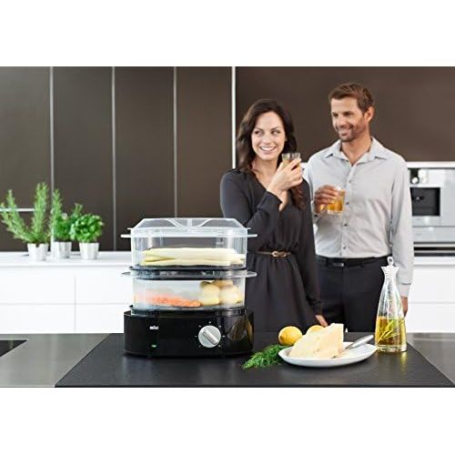  Braun Household Braun FS 5100 Dampfgarer Identity Collection, schwarz