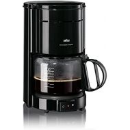 Braun Household Braun KF 47/1 Filterkaffeemaschine | Kaffeemaschine fuer klassischen Filterkaffee | Aromatischer Kaffee dank OptiBrew-System | Tropfstopp | Abaschaltautomatik | Schwarz