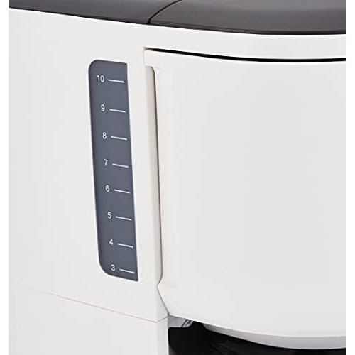  [아마존베스트]Braun Household Braun KF 3100 WH Filter Coffee Machine | Coffee Machine for 10 Cups Filter Coffee | Drip Stop | OptiBrew System | White