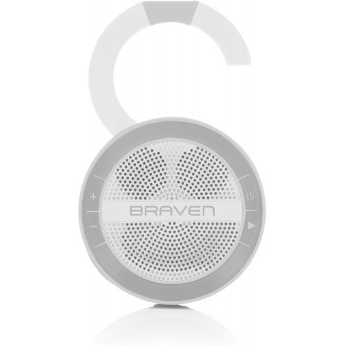  Braven BRAVEN Mira Portable Wireless Bluetooth Speaker [10 Hour Playtime][Waterproof] Built-In 1200 mAh Power Bank Charger - Black