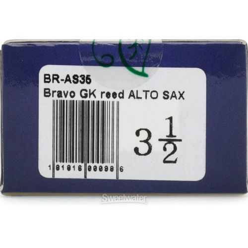  Bravo Alto Saxophone Reeds - 3.5 (5-pack)