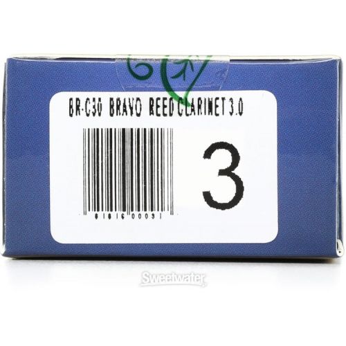  Bravo Bb Clarinet Reeds - 3 (5-pack)