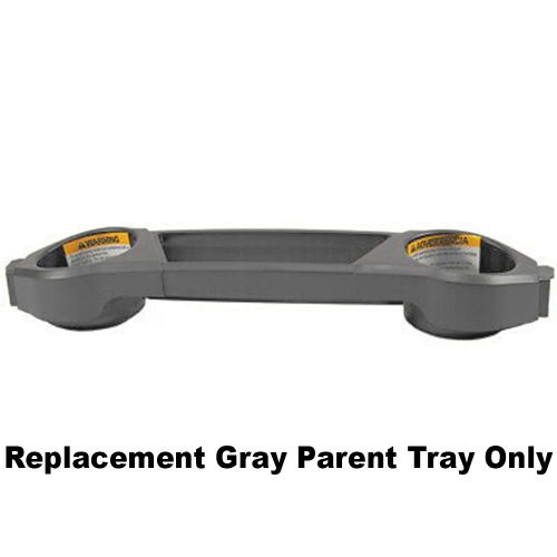  Replacement Part for Chicco Bravofor2 Double Stroller ~ Replacement Gray Parent Tray - Fits Other Models