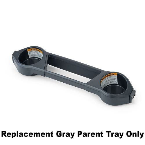  Replacement Part for Chicco Bravofor2 Double Stroller ~ Replacement Gray Parent Tray - Fits Other Models