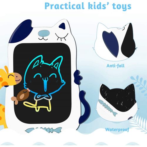  [아마존베스트]Bravokids Boys Toys, Gifts Toys for 3 6 Years Old Boys, 8.5 inch Colorful LCD Writing Tablet Doodle Board, Educational and Learning Gifts for 3-6 Years Old Boys Boys (Black Gray)