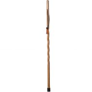 Brazos Trekking Pole Hiking Stick for Men and Women Handcrafted of Lightweight Wood and made in the USA, Tan...