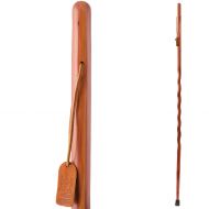 Brazos 58 Handcrafted Twisted Aromatic Cedar Wood Walking Stick for Men and Women, Made in the USA