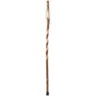 Brazos 41 Twisted Sassafras Handcrafted Wood Walking Stick Trekking Pole Cane,