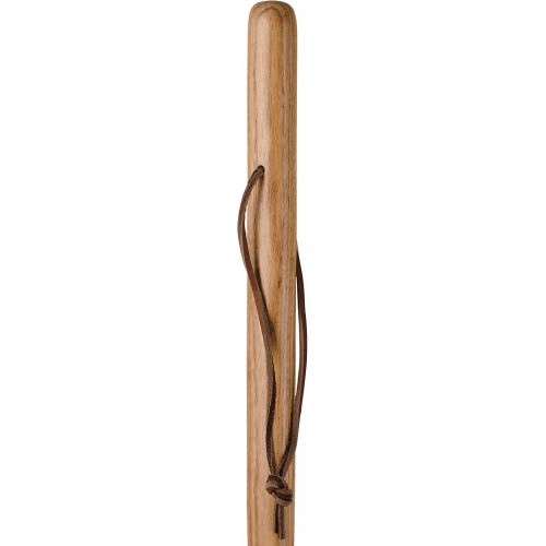  Brazos Trekking Pole Hiking Stick for Men and Women Handcrafted of Lightweight Wood and made in the USA, Tan Oak, 55 Inches