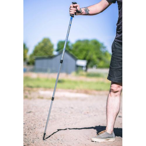  Brazos Walking Sticks Trekking Poles: Collapsible Hiking/Walking Stick with Integrated Anti...