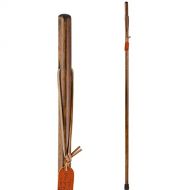 Brazos Straight Pine Wood Walking Stick, Handcrafted Wooden Staff, Hiking Stick for Men and Women, Trekking Pole, Wooden Walking Stick, Made in the USA, 48 Inches, Brown, 4 Foot