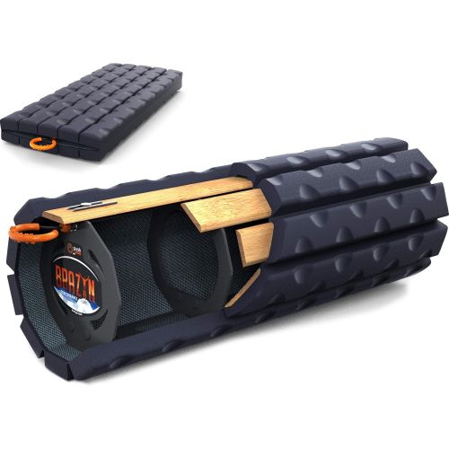  Brazyn Morph Trek Foam Roller - Collapsible & Portable Muscle Back Massager for Yoga Myofascial Release Massage