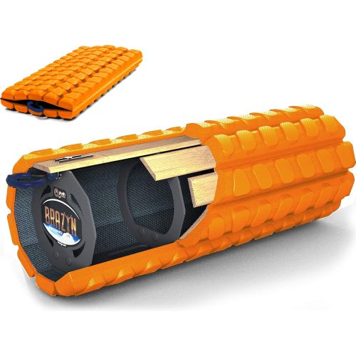  Brazyn Morph Trek Foam Roller - Collapsible & Portable Muscle Back Massager for Yoga Myofascial Release Massage